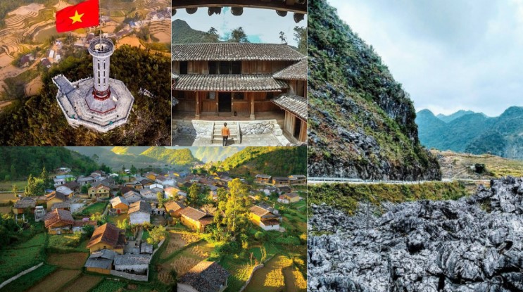 Cột cờ Lư Cú - nằm trên đỉnh núi Long Sơn, đánh dấu điểm cao nhất của cả nước, Bản Lô Lô Chải - một ngôi làng nhỏ, yên bình của dân tộc thiểu số Bản Lô Lô Chải, nơi du khách có thể giao lưu với người dân địa phương và tìm hiểu về văn hóa truyền thống của họ,Dinh Vua Mèo - khu dinh thự mang đậm kiến trúc của dân tộc H’Mông, kết hợp với những nét hoa văn, lợp mái ngói âm dương theo kiểu Người Hoa. Đây cùng là nơi ở của dòng họ quyền lực nhất vùng Cao Nguyên Đá Đồng Văn – Dòng Họ  Vương, Bãi Đá Vành Trăng– nơi nghỉ ngơi, chụp ảnh và thư giãn của du khách