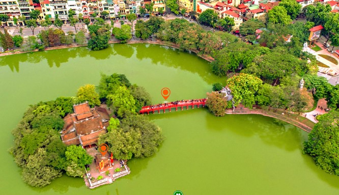 Hồ Hoàn Kiếm – Đền Ngọc Sơn – Cầu Thê Húc